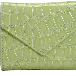 Carolina Pad Urban Mix Personal Card Case Holds 24 Card Light Green